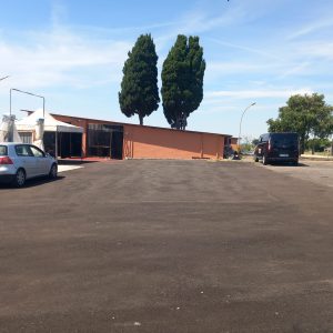 Vista area parcheggio Parking Vandini